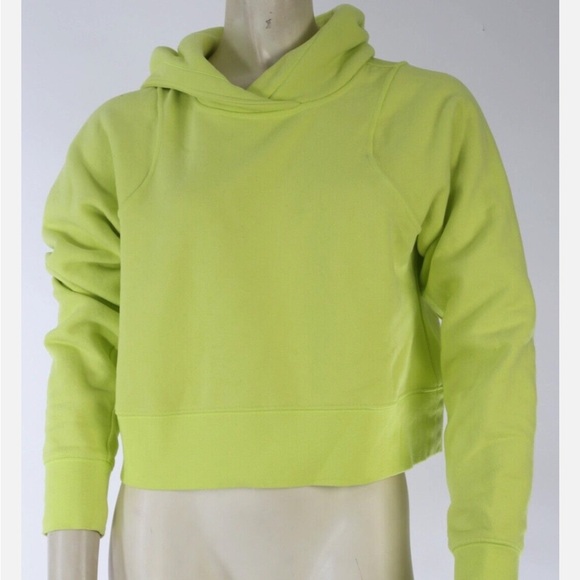 Lululemon Athletica Cropped Hoodie ELLE Sweatshirt, size 4 - Picture 5 of 7
